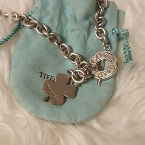 RARE Tiffany's 4 Leaf Clover Choker